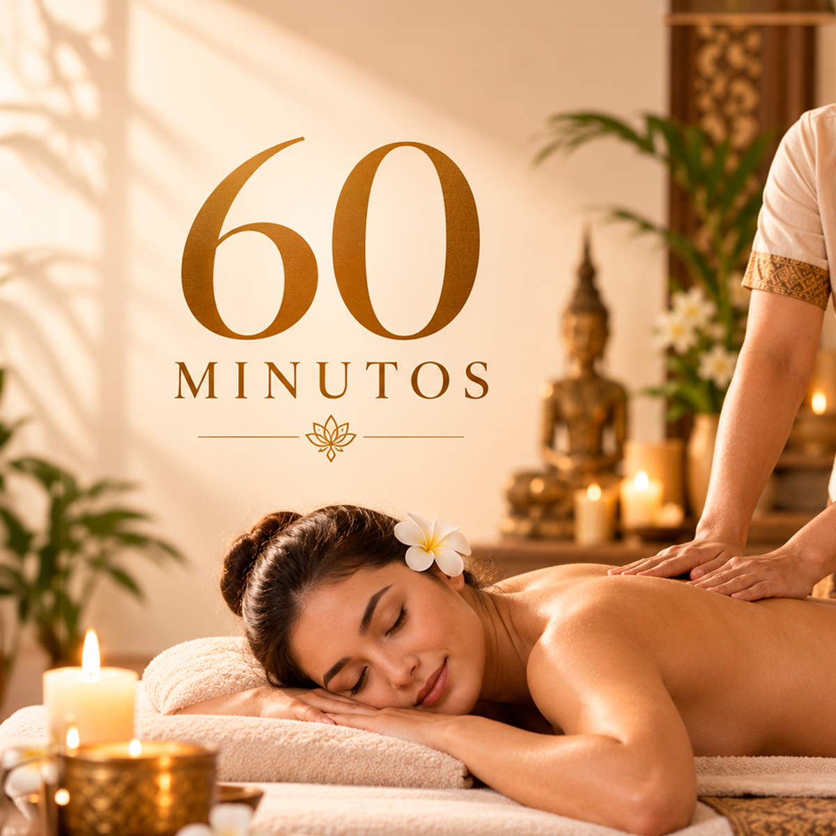 Masaje Kunrathai con aromaterapia de 60 minutos